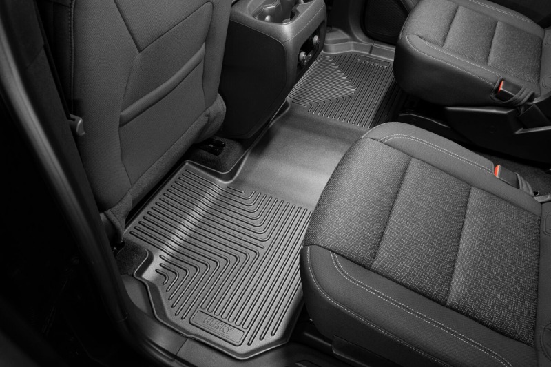 GMC Acadia Floor Mats - Rear - Husky Liners - X-Act Contour - Black - `24-`27